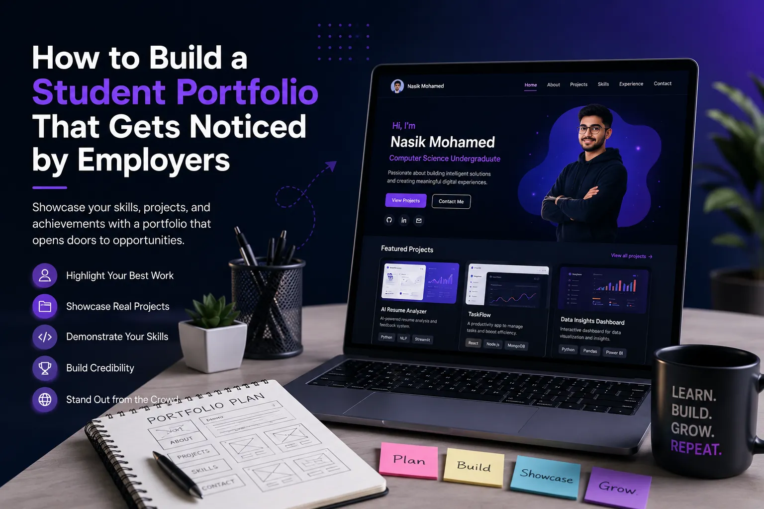 How to Build a Student Portfolio That Gets Noticed by Employers