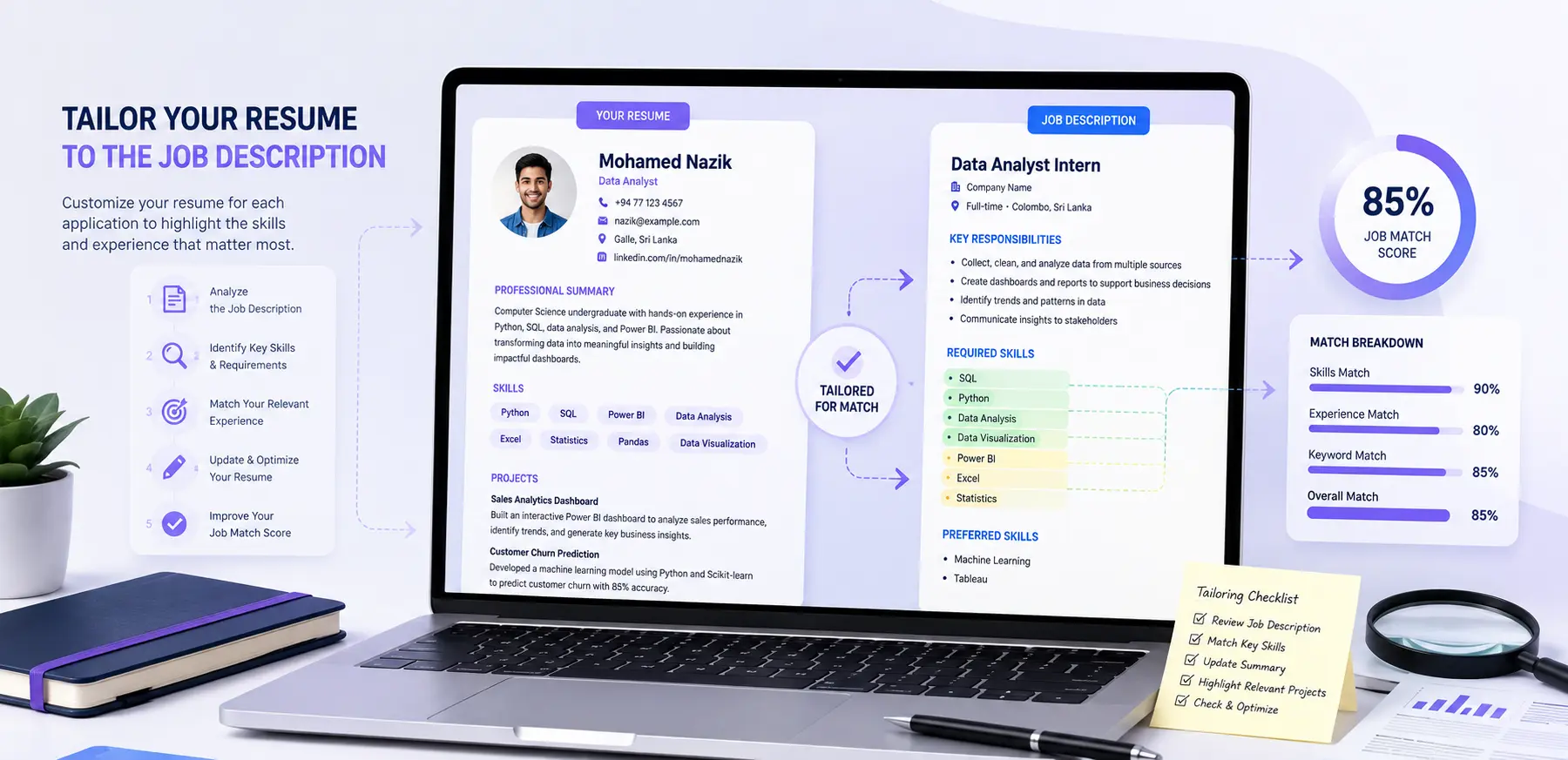 How to Tailor Your Resume to a Job Description: A Step-by-Step Guide for Students